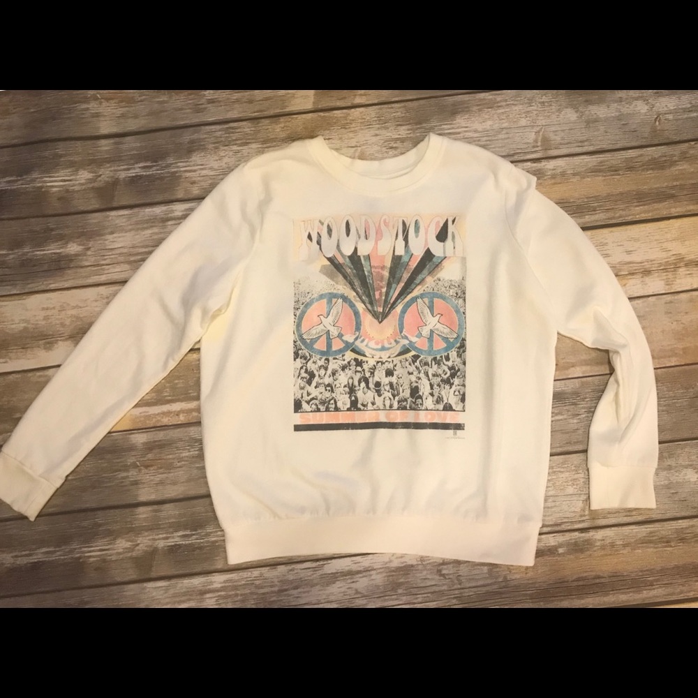 Woodstock inspired sweatshirt